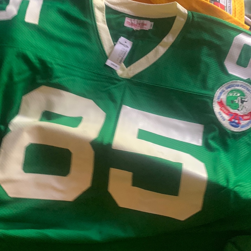 Mitchell & ness Wesley walker jets Throwback football jersey